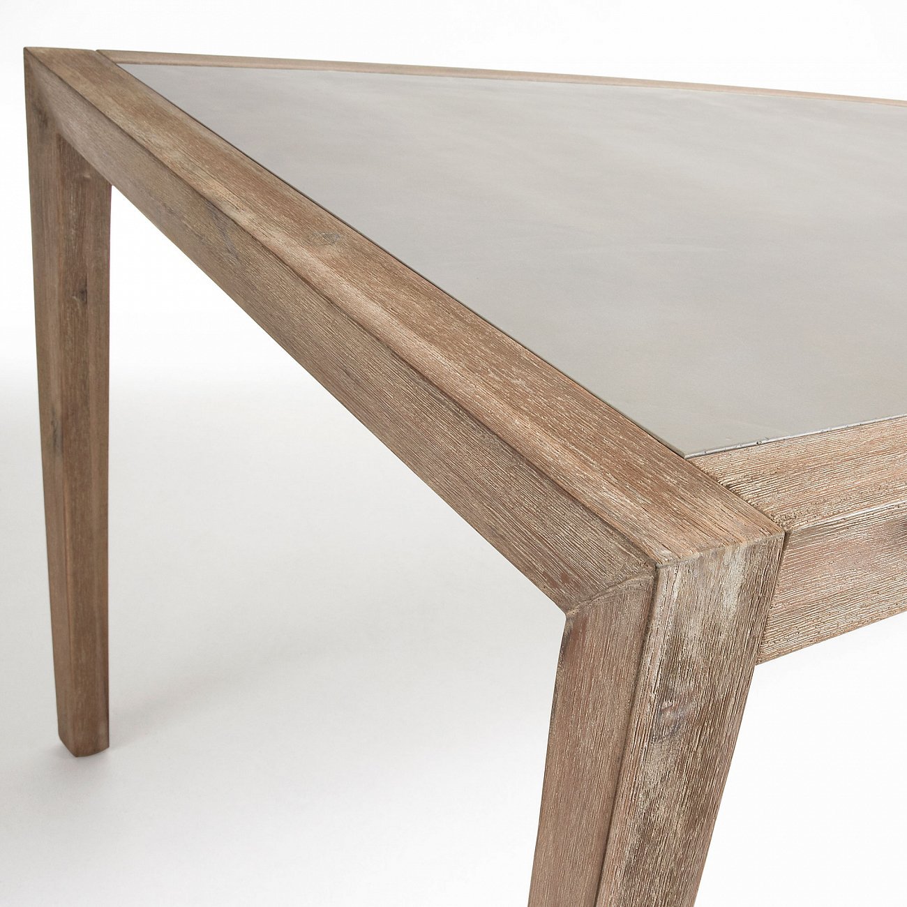 Обеденный стол с полицементной столешницей коричневый Corvette от La Forma LA FORMA CORVETTE 00-3864735 Коричневый;серый - Вид №3