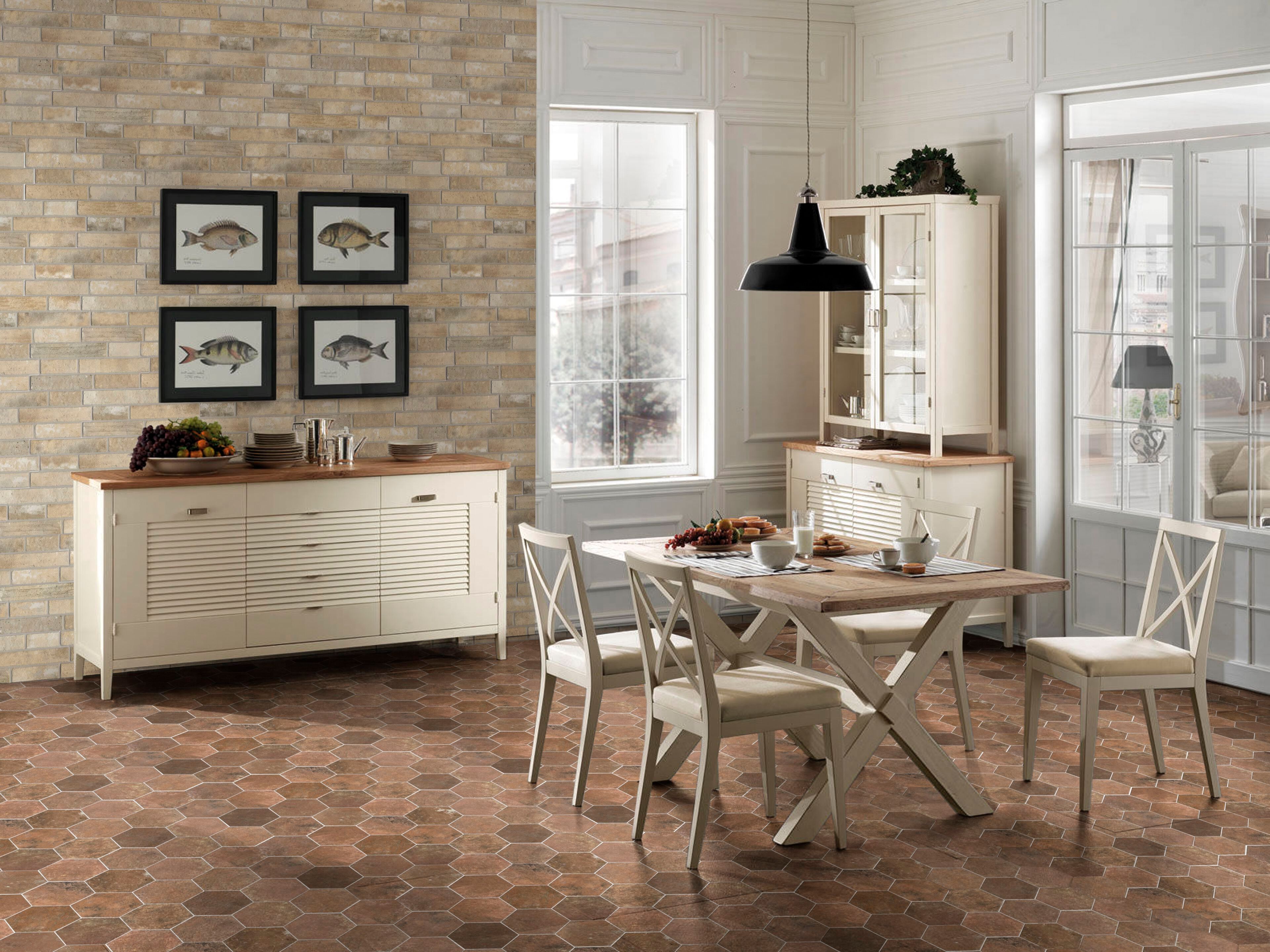 Керамогранит с эффектом кирпича KERADOM ARGILLE ARCH-00071055 - Вид №17