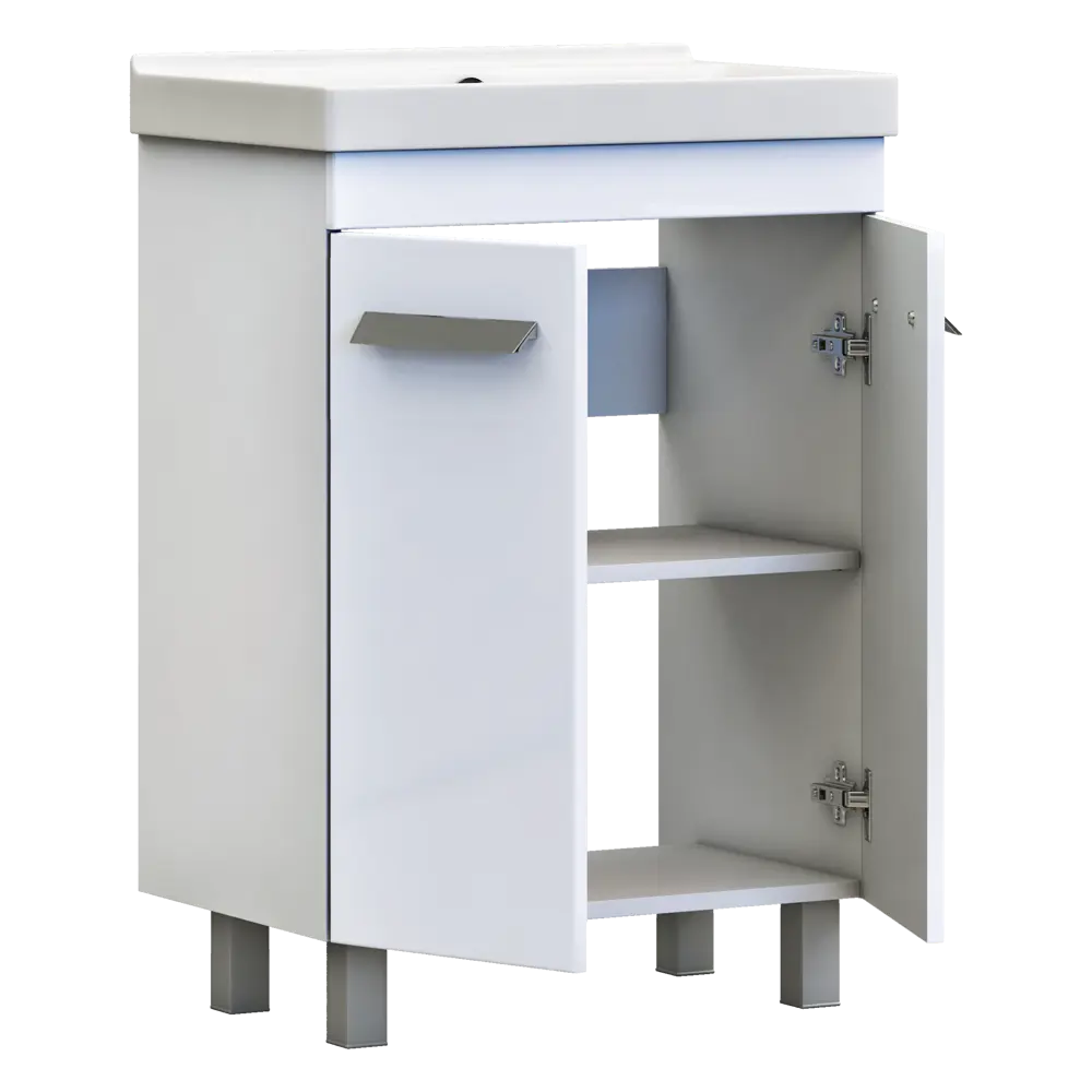 Тумба VIGO Milo для ванной с глянцевой белой поверхностью 60×80 см 85322134 STLM-0061357 - Вид №6