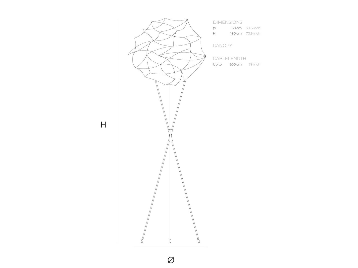 Металлический светодиодный торшер Quasar TESS GLOBE ARCH-00085126 - Вид №4