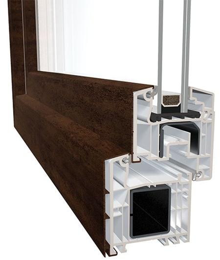 Diquigiovanni Окна из алюминия и ПВХ с двойным остеклением Dqg 70 sun-id-1487073 - Вид №1