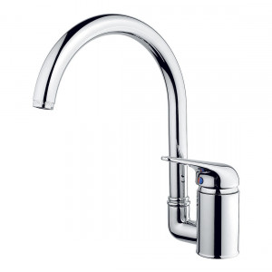 4308 ** 58 Комплект для мойки смеситель однорычажный поворотный с трубкой Nicolazzi Series Modern