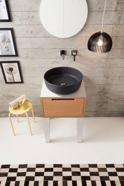 Scarabeo Ceramiche Тумба под умывальник с ящиками Mizu sun-id-1455400 - Вид №5