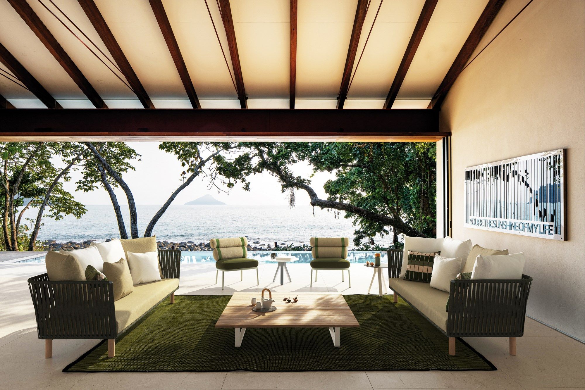 Мраморный садовый столик Kettal Bitta ARCH-00029093 - Вид №6