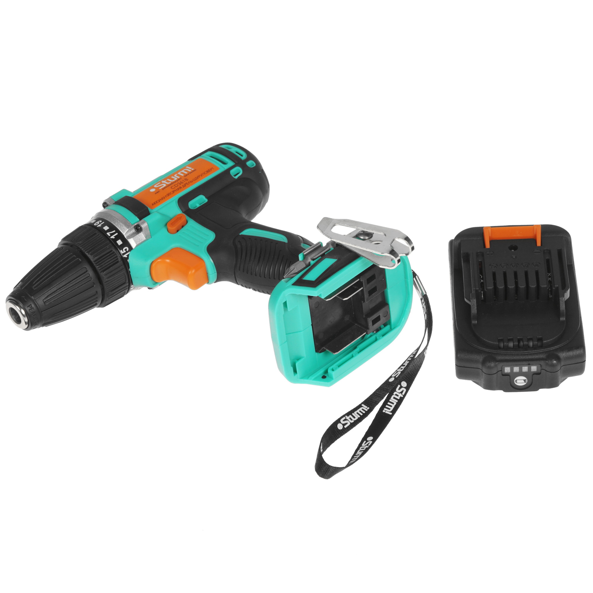 Дрель-шуруповерт Sturm! CD3618 1BatterySystem 18V 5308974 STDN-0004573 - Вид №4