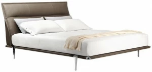 Poltrona Frau Двуспальная кровать в коже La notte - letti