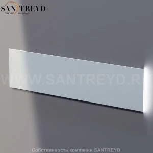 Agape NUDO LED Прямоугольное горизонтальное зеркало с LED подсветкой: длина 240 см, высота 60 см ASPE2406