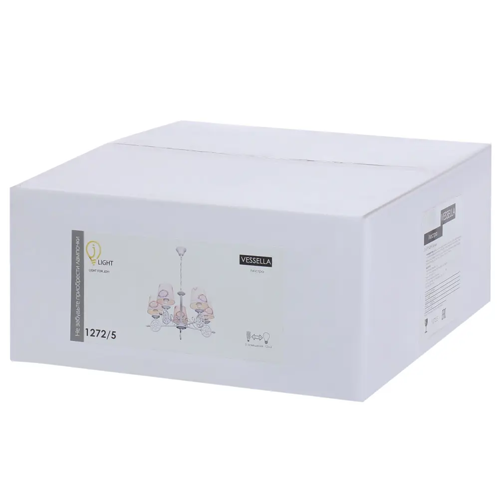Люстра «Vessella» 1272/5 E14X5X40 Вт, цвет античный белый 81966664 STLM-2171853 JLIGHT  - Вид №5