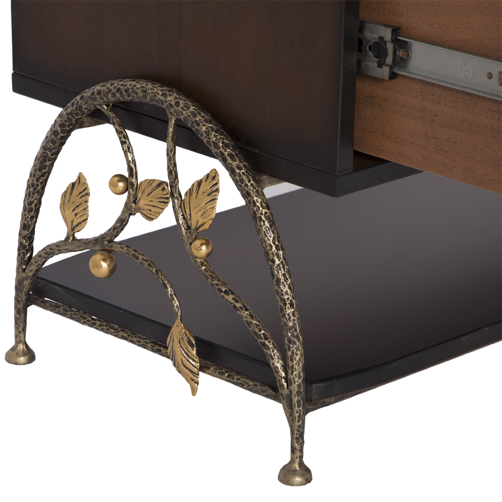 15011,14079 Настенная прихожая Терра Каштан с зеркалом BOGACHO 4627196590427, 4627196590441 - Вид №10