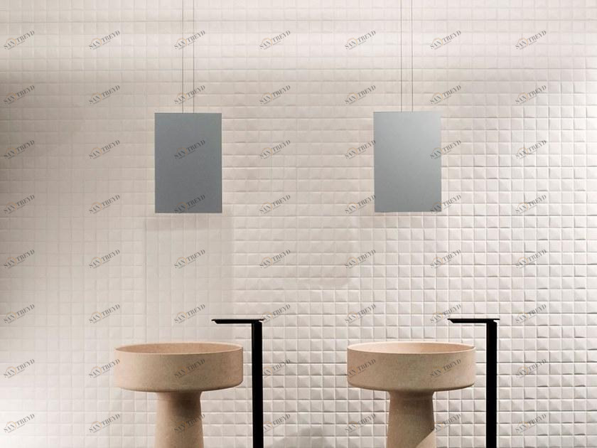 CERAMICA SANT'AGOSTINO Белая плитка для стен Abita sun-id-1409308