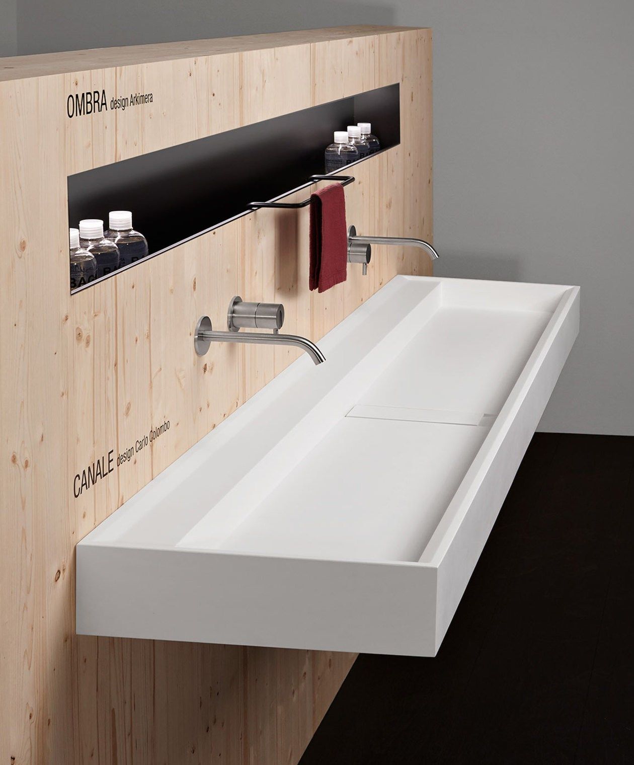 Прямоугольная раковина из Flumood® Antoniolupi CANALE ARCH-00079416 - Вид №1