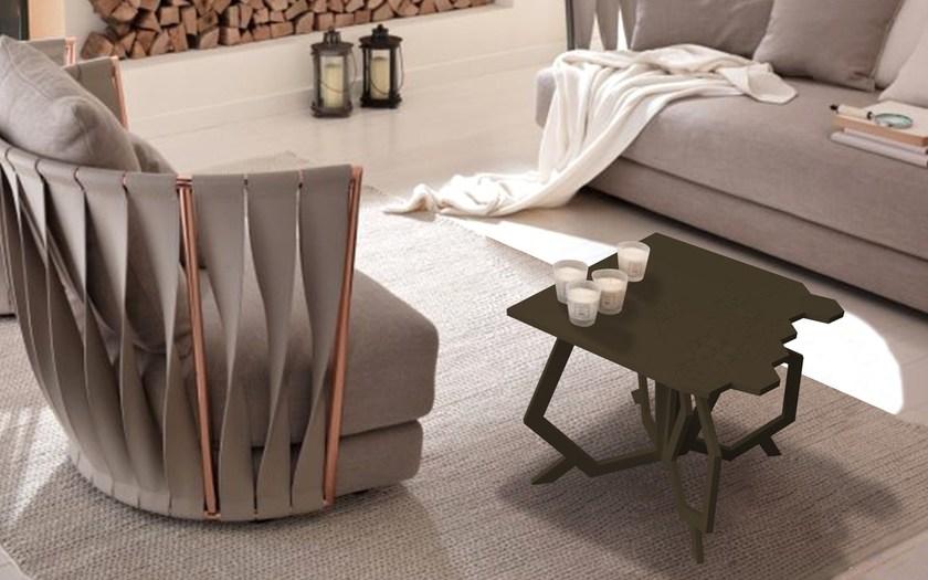 LAS Высокий журнальный столик из мдф для гостиной sun-id-1507925 - Вид №2