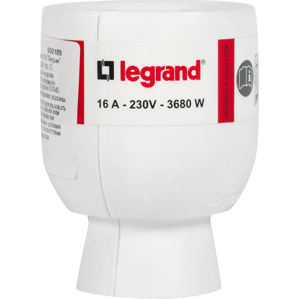 Розетка с заземлением Элиум 230 В цвет белый 13296664 STLM-2054215 legrand  - Вид №1