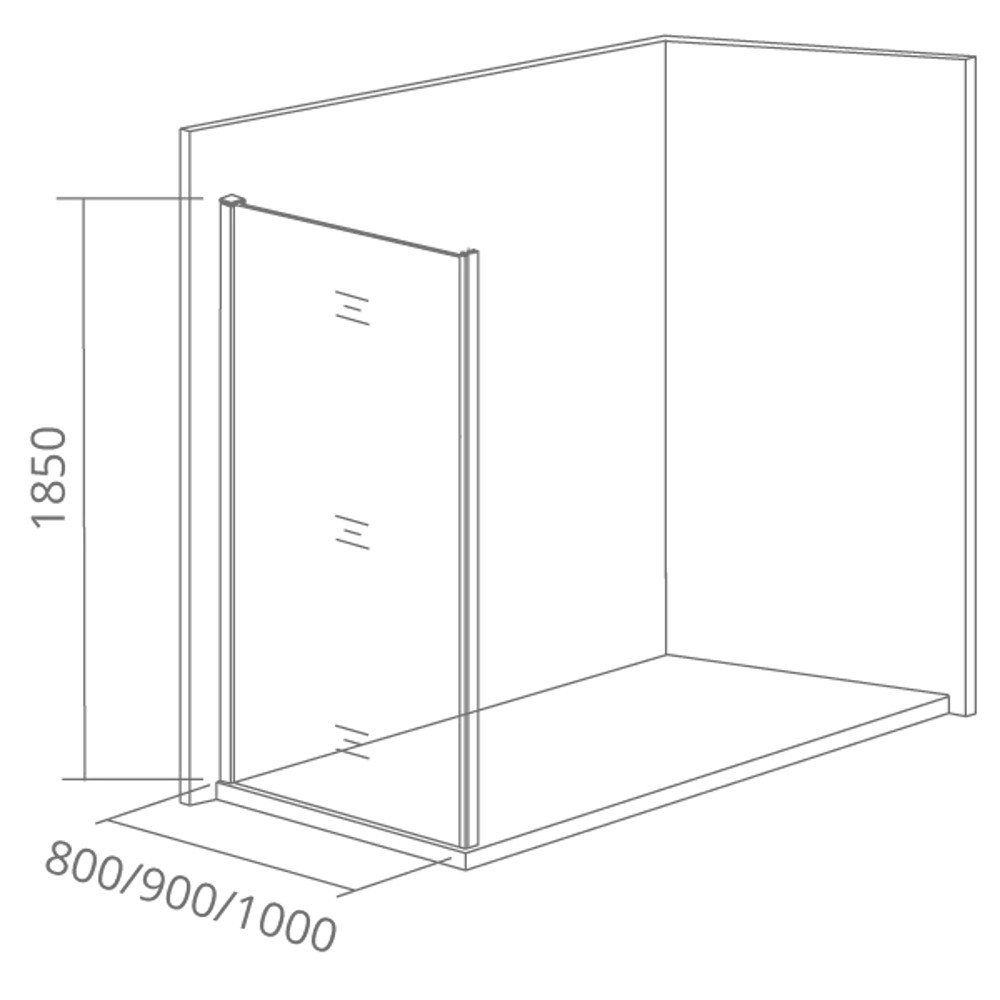 Santreyd Makiato: Боковая панель для душевого ограждения 84541213 STLM-0051713 - Вид №5