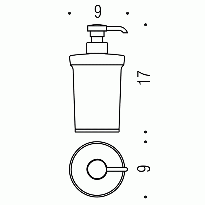 B9311 Дозатор для жидкого мыла настольный COLOMBO LINK Colombo Design - Вид №2