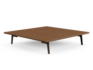 Деревянный квадратный журнальный столик для гостиной