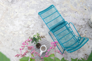 Алюминиевая Садовая кровать с подлокотниками