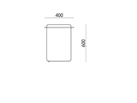 Прямоугольное настенное зеркало HC28 maison FLYING MIRROR ARCH-00098155 - Вид №2