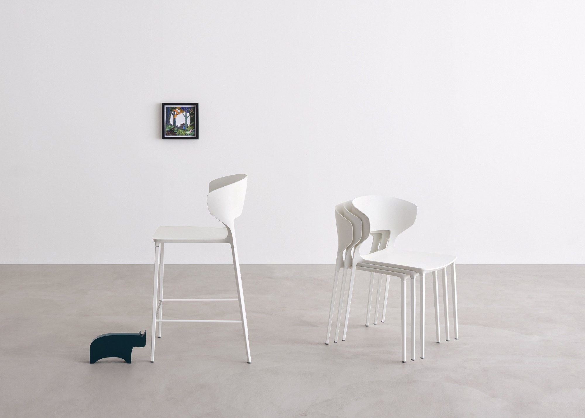 Штабелируемый стул из полиуретана Desalto Koki ARCH-00071737 - Вид №6