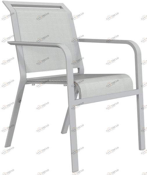 JANUS et Cie Садовый стул из алюминия с подлокотниками Zephyr sun-id-1365348