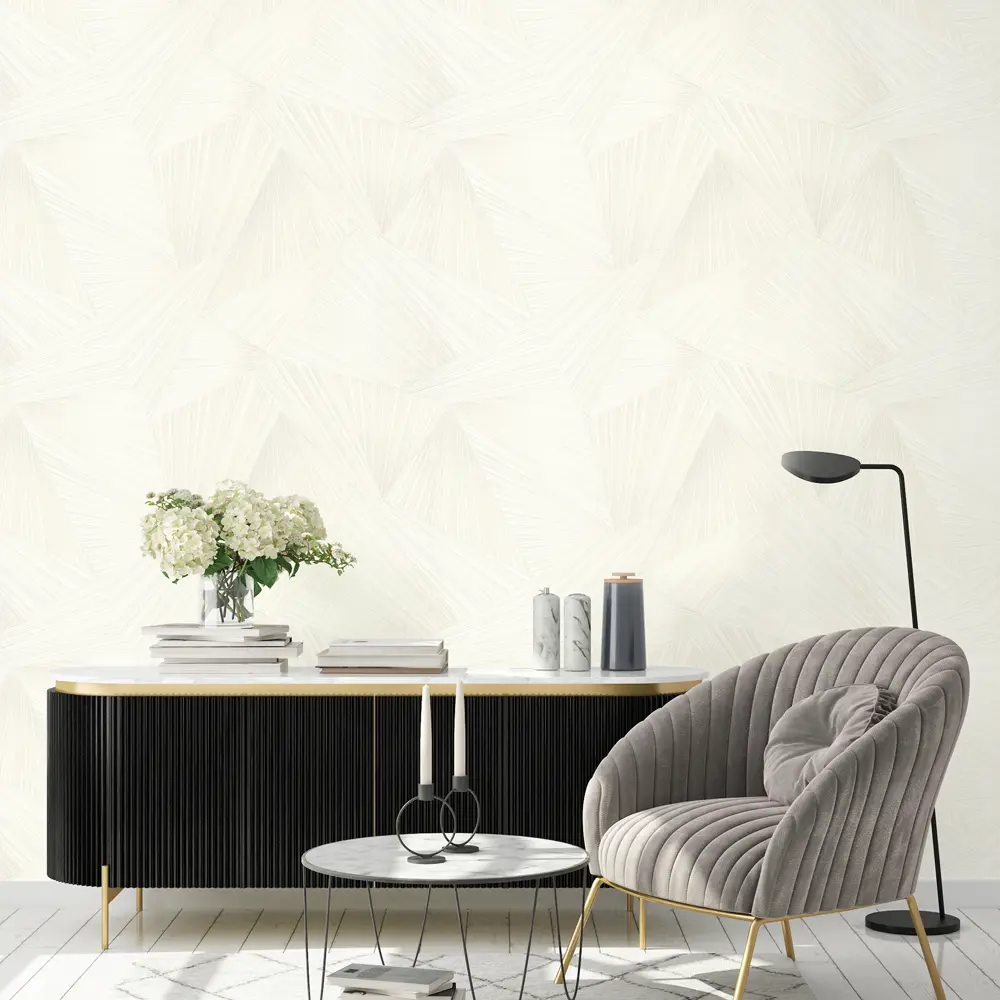 Обои флизелиновые Wall Decor Спектр белые 1.06 м 75190-12АСП 87769212 STLM-2143206 - Вид №2