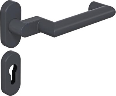 162PBR11.640 Комплект пожарной защиты модель 166.21п HEWI Beschläge für Außentüren 