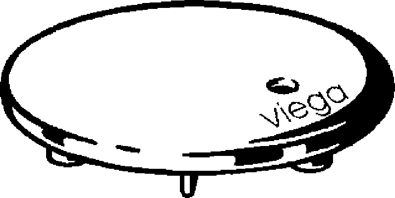 Канализационная арматура  Сифоны для ванн и душевых поддонов  Tempoplex Plus VIEGA 560 805 Модель 6960.0 Santreyd  - Вид №1