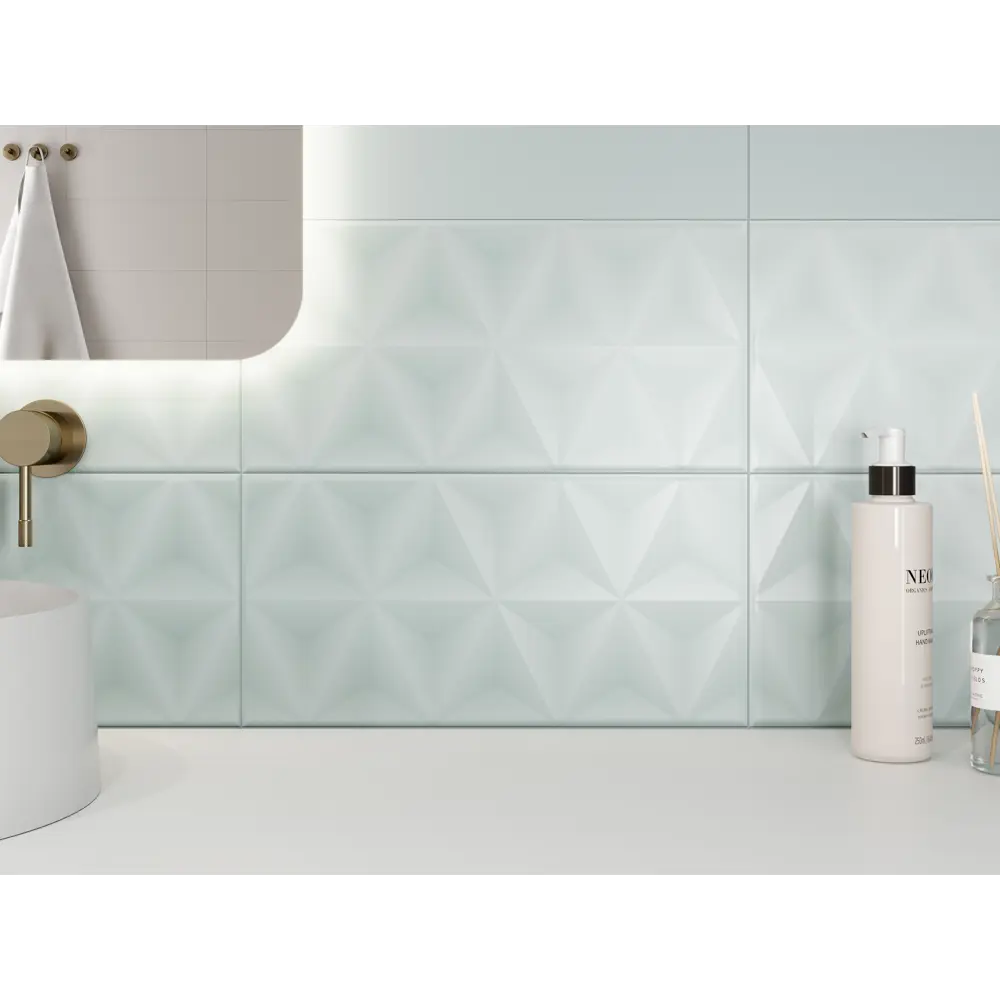 Santreyd Mersey Tropic - Настенная керамическая плитка зелёного цвета 20×40 см 89364566 STLM-0943942 - Вид №5