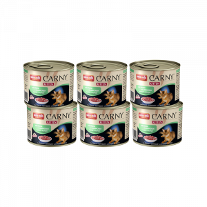 ПР0004567*6 Корм для котят Carny Kitten говядина, курица, кролик конс. 200г (упаковка - 6 шт) Animonda
