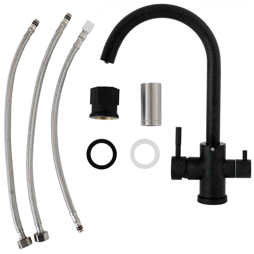 83429732 Смеситель для кухни Osgard Gron Plus с каналом для фильтрованной воды цвет антрацит STLM-0041300 - Вид №4