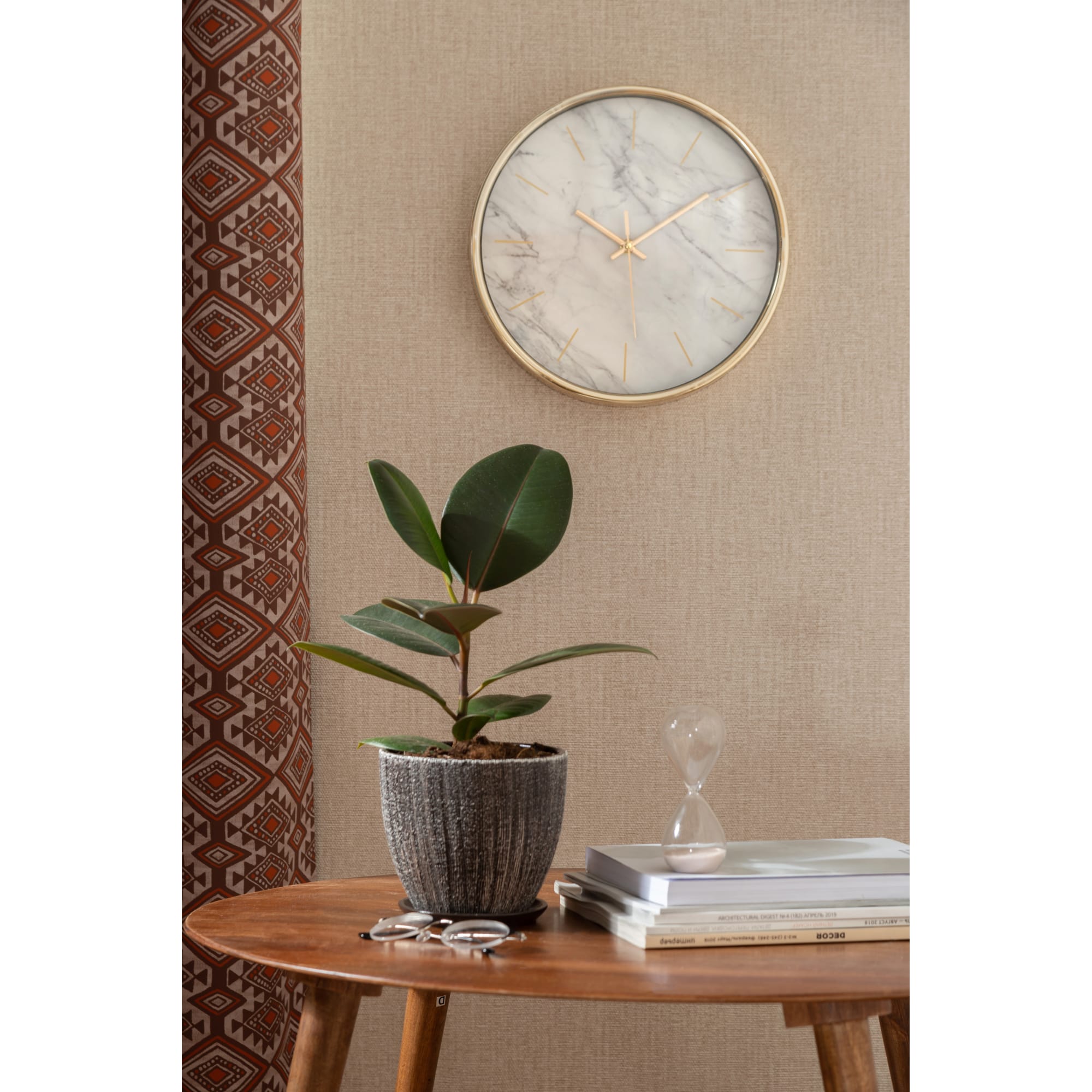 82481045 Часы настенные «» 30 см Мрамор Santreyd  - Вид №6