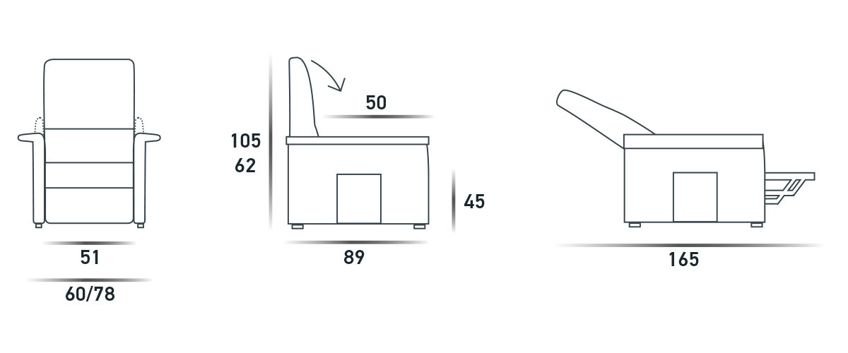 Кресло-Подъемник Lift-Relax 1 Motore  Spaziorelaxitalia  Osaka Osaka Lift-Relax 1 Motore  - Вид №4