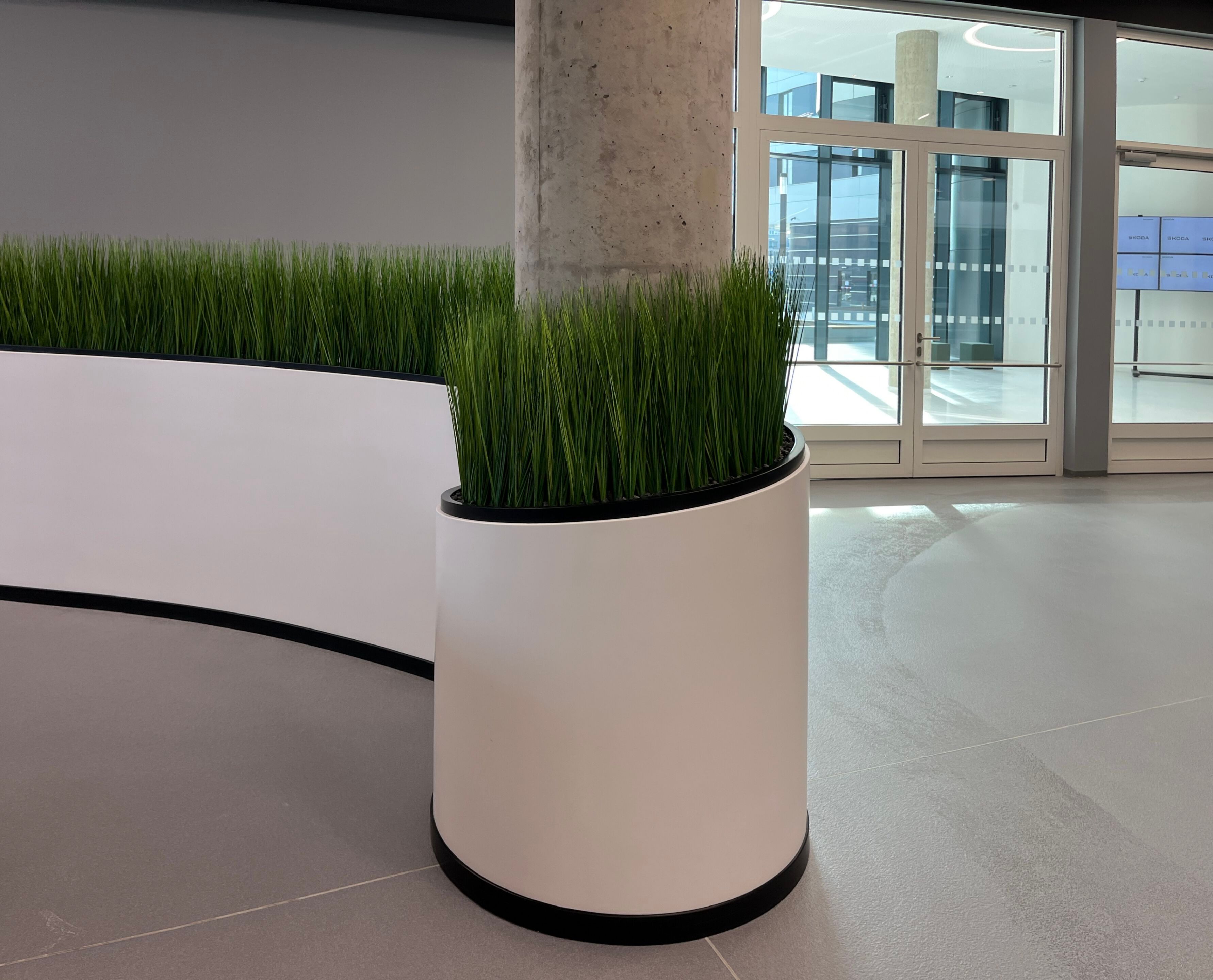 Индивидуальный плантатор в HIMACS AMOSDESIGN Fioriera su misura ARCH-00028125