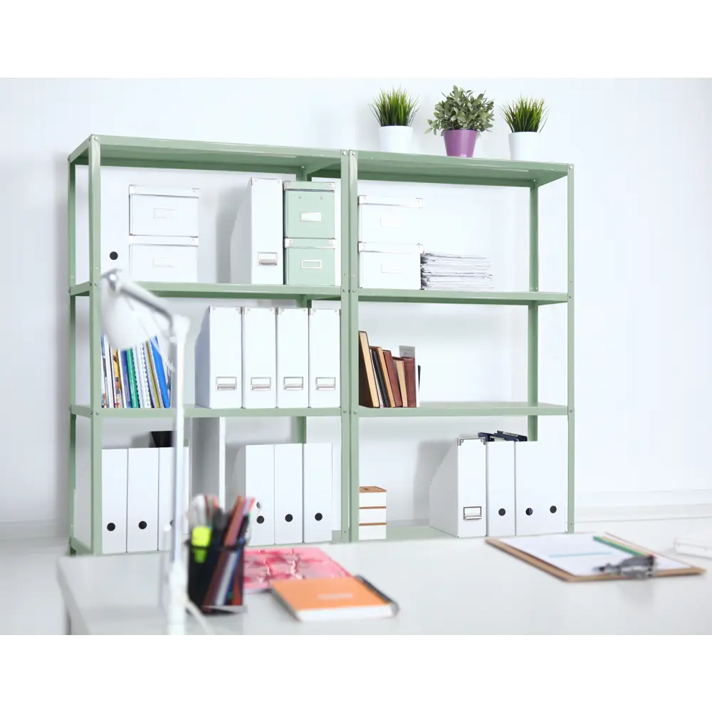 Стеллаж Colour 5 полок 90x175x30 см нагрузка на полку до 70 кг металл цвет зеленый 82543202 STLM-2020834 AR SHELVING  - Вид №7