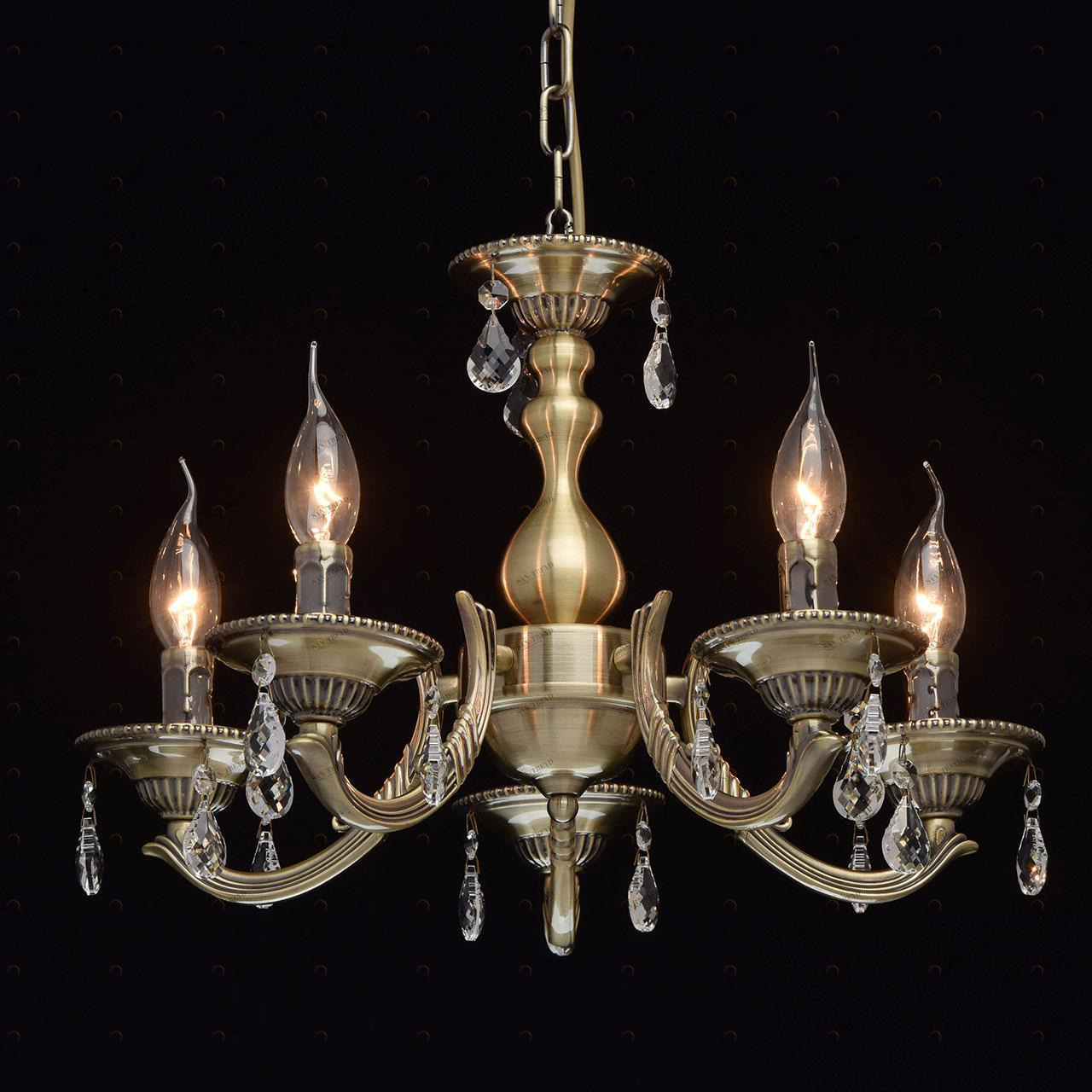 Подвесная люстра MW-Light Аврора 3 371011605 MW-LIGHT ДИЗАЙНЕРСКИЕ, АВРОРА 185832 Бронза 