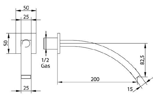 633920PN00 Излив Bandini Seta Santreyd - Вид №2