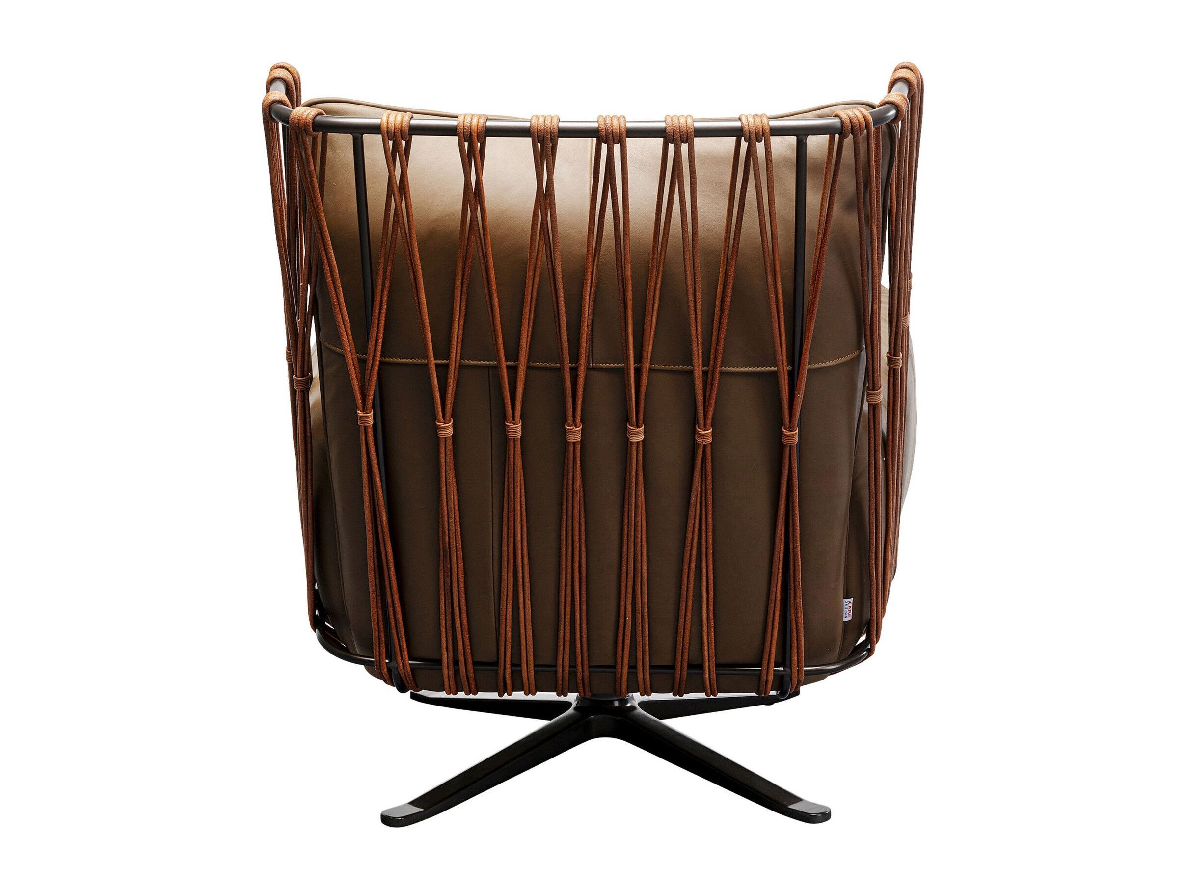 Кожаное вращающееся кресло с подлокотниками KARE Design PARADISO ARCH-00119923 - Вид №4