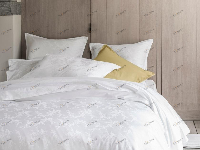 Alexandre Turpault Кровать из жаккарда из хлопка с цветочными мотивами Avril sun-id-1435416