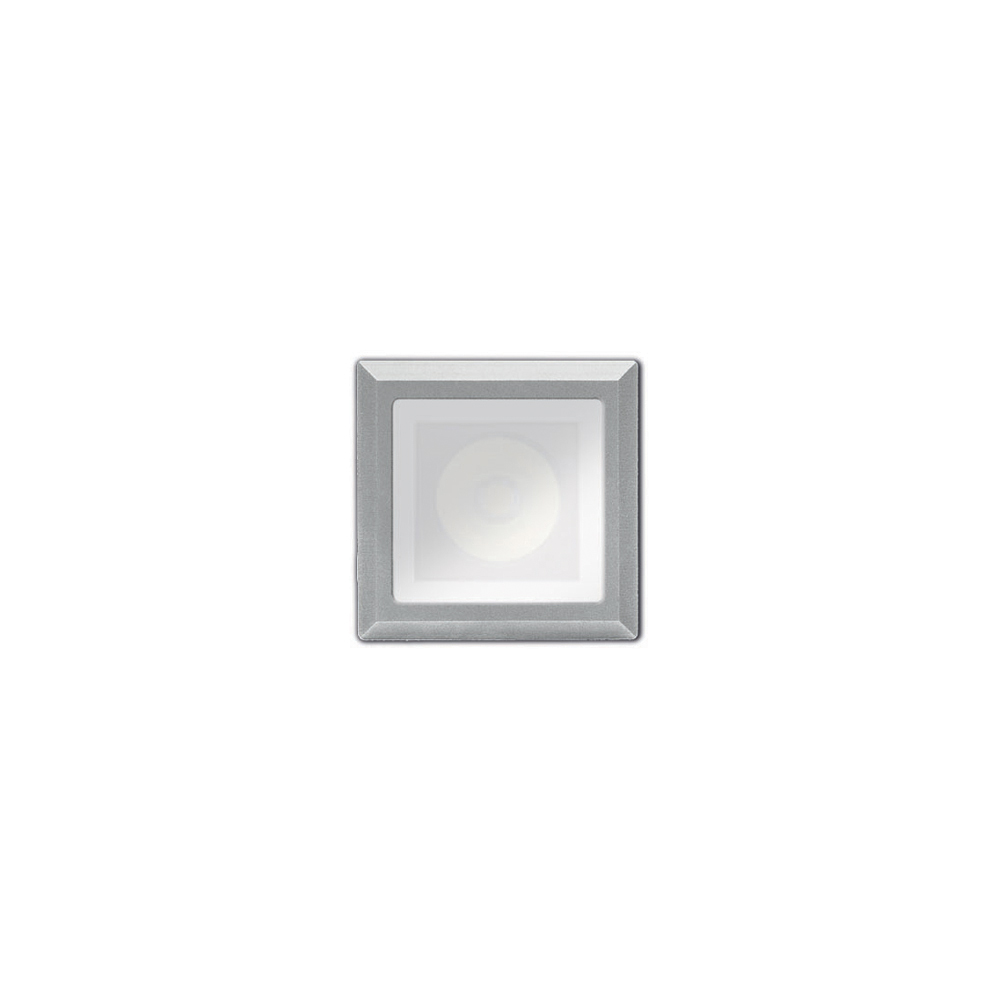8470065 Встраиваемый в пешеходный пол Platek NANO FULL INOX QUADRATO  NANO FULL INOX - 1 LED 4000K diffuse 