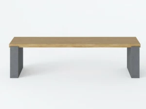 Cimento Скамейка из цемента и дерева Accademia