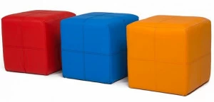 Пуфик ABC-KING квадратный (синий)