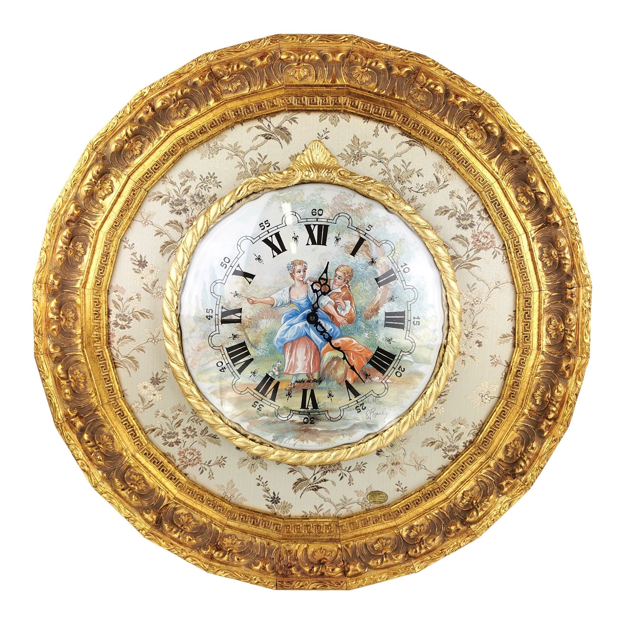 Украшенные фарфоровые часы Italia Cornici ORO T44 ARCH-00113457 - Вид №1