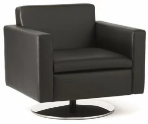 Spiegels Поворотное кожаное кресло с подлокотниками .u two