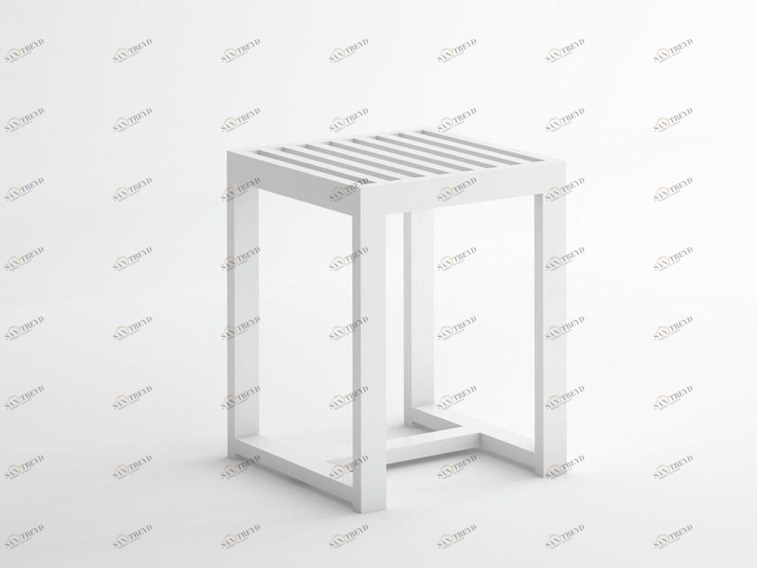 GANDIABLASCO Низкий табурет из алюминия Dna sun-id-1362463