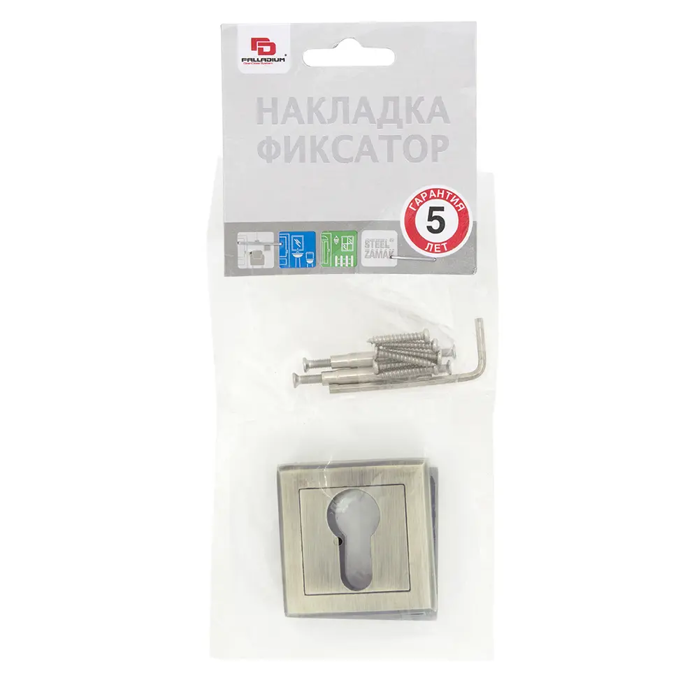 Накладка на цилиндр Z 2 ET AB цвет бронза 2 шт. 82105634 STLM-2143032 PALLADIUM  - Вид №1