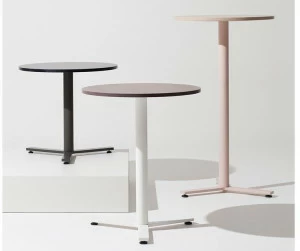 Manerba Высокий круглый деревянный стол K-word