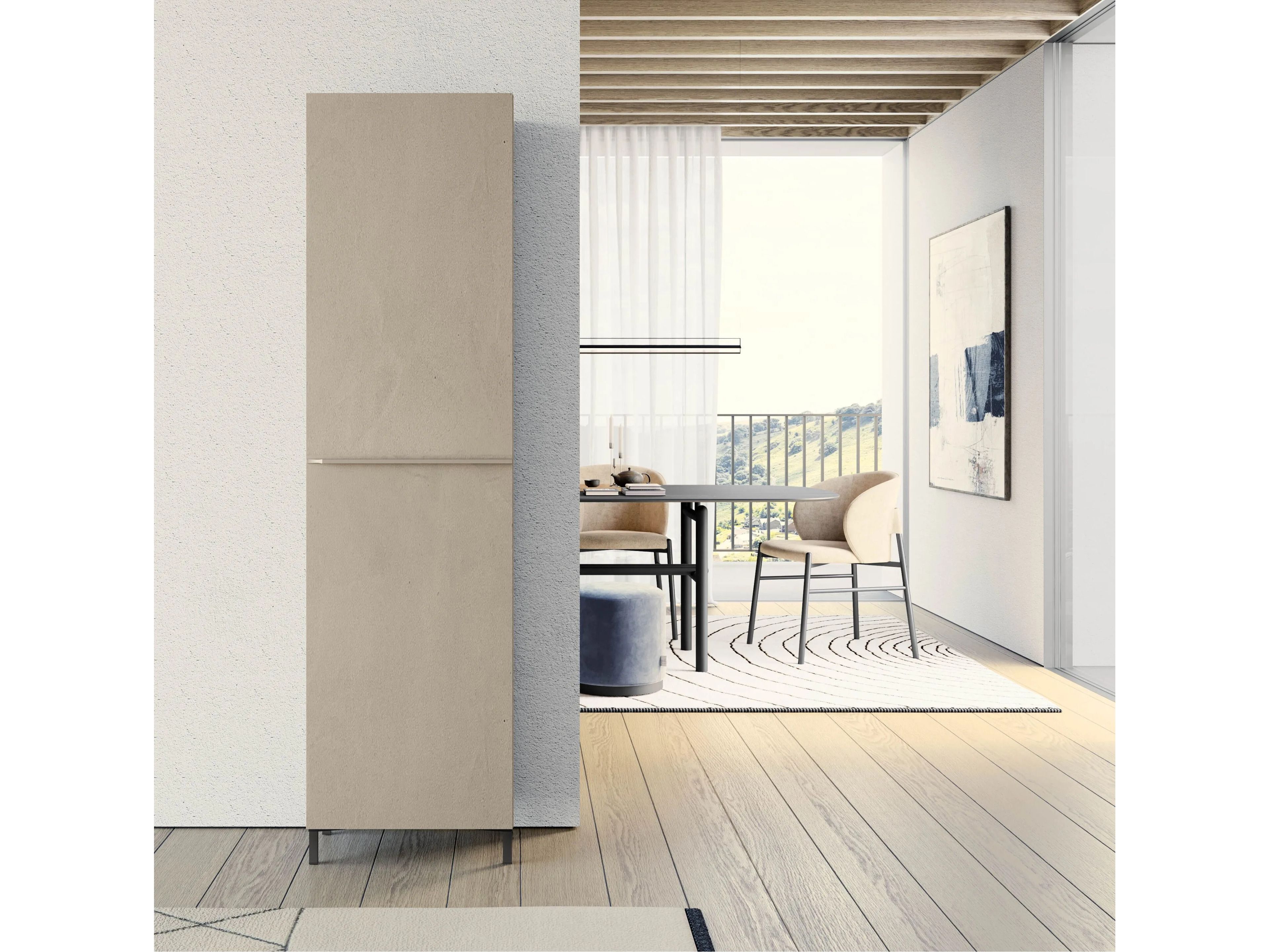 Шкаф для обуви с одной створкой Birex Linear ARCH-00120734