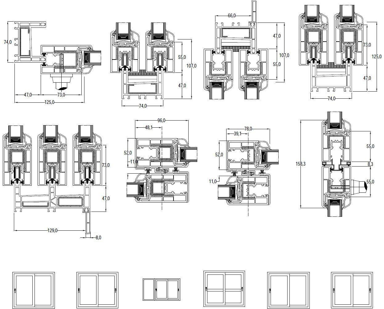 ALPHACAN Подъемно-раздвижное огнестойкое окно из ПВХ sun-id-1455851 - Вид №5