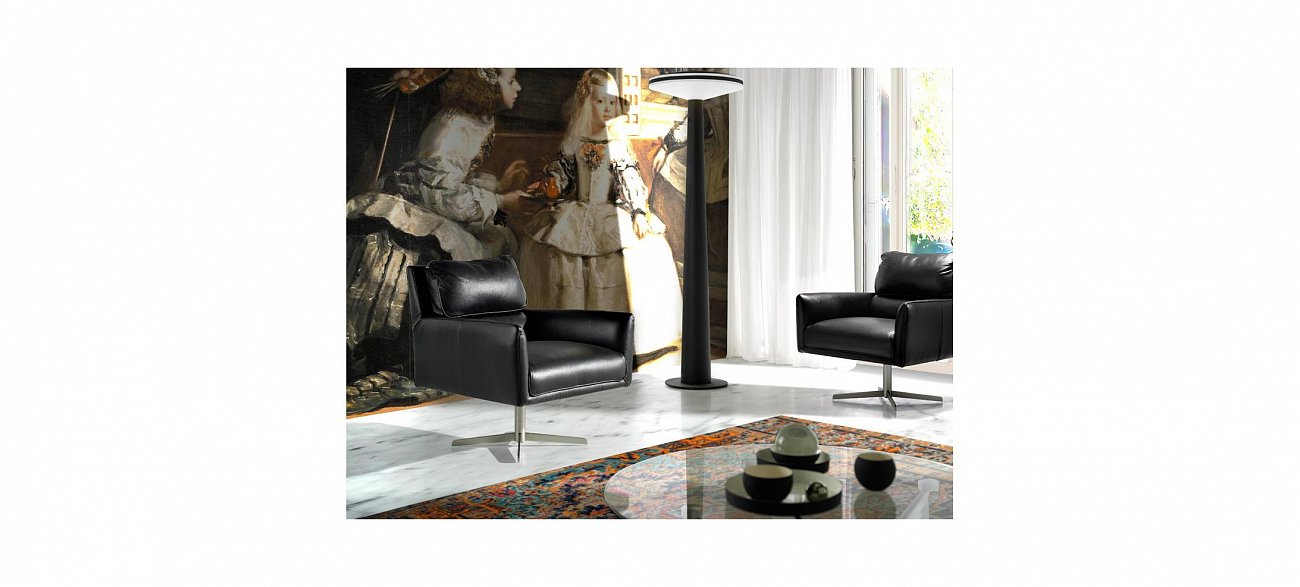 Кресло KF-A1008 от Angel Cerda черное ANGEL CERDA ДИЗАЙНЕРСКИЕ 241761 Черный  - Вид №1