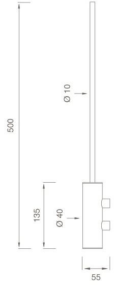 Ceadesign Держатель для ершика с настенным креплением Portascopini Pos 06 - Вид №2